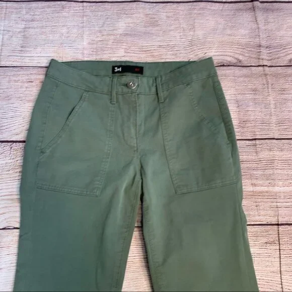 Revolve 3x1 Military Flare Pants in Achilles Size 24 - Picture 3 of 15